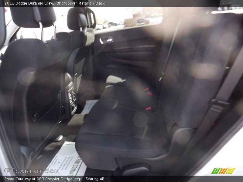 Bright Silver Metallic / Black 2011 Dodge Durango Crew
