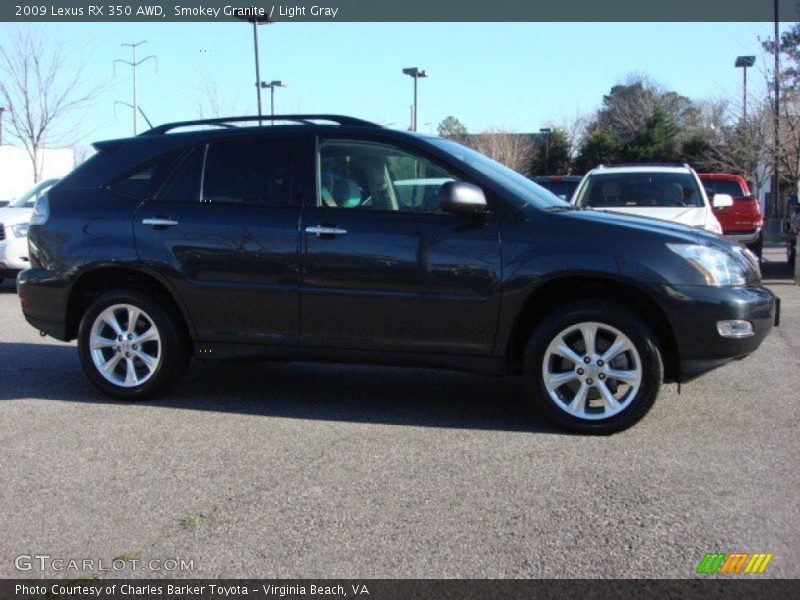 Smokey Granite / Light Gray 2009 Lexus RX 350 AWD