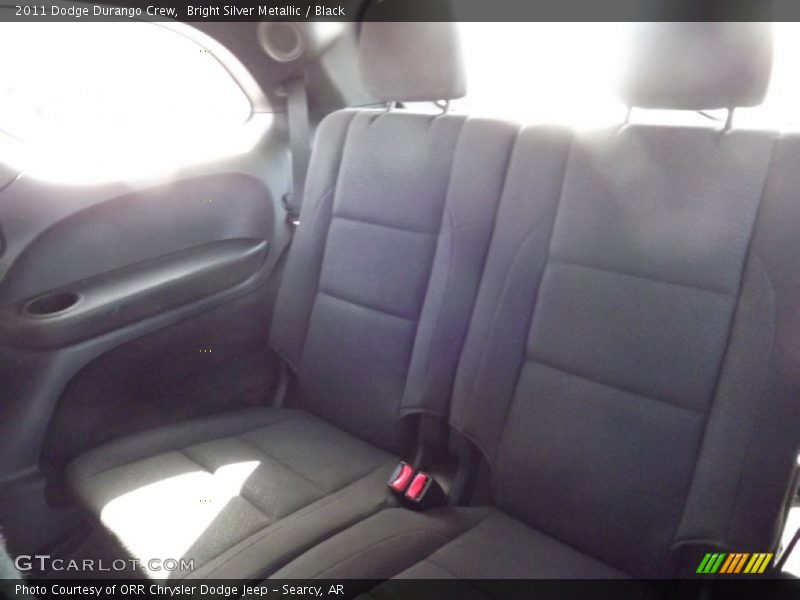 Bright Silver Metallic / Black 2011 Dodge Durango Crew