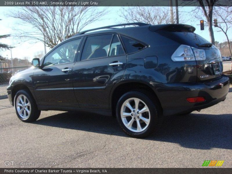 Smokey Granite / Light Gray 2009 Lexus RX 350 AWD