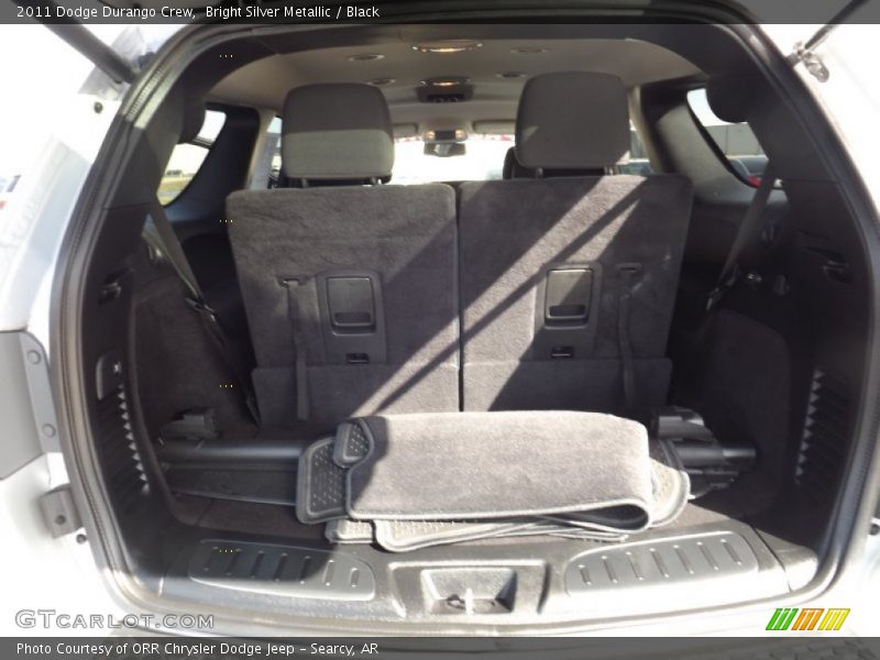 Bright Silver Metallic / Black 2011 Dodge Durango Crew