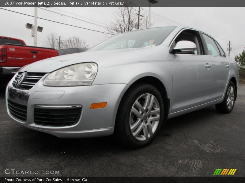 Reflex Silver Metallic / Art Gray 2007 Volkswagen Jetta 2.5 Sedan