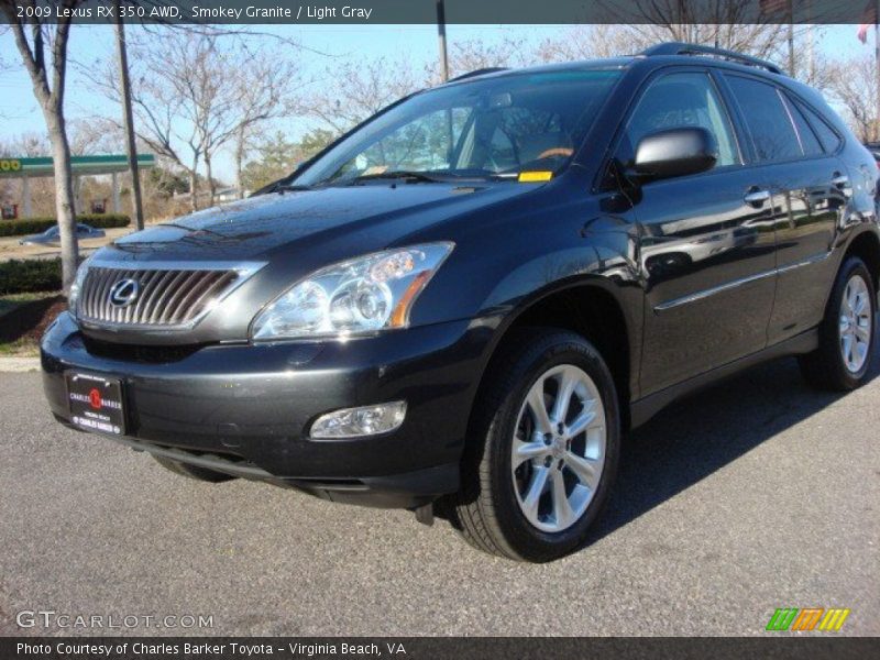 Smokey Granite / Light Gray 2009 Lexus RX 350 AWD