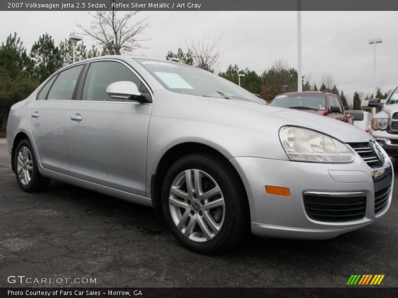 Reflex Silver Metallic / Art Gray 2007 Volkswagen Jetta 2.5 Sedan