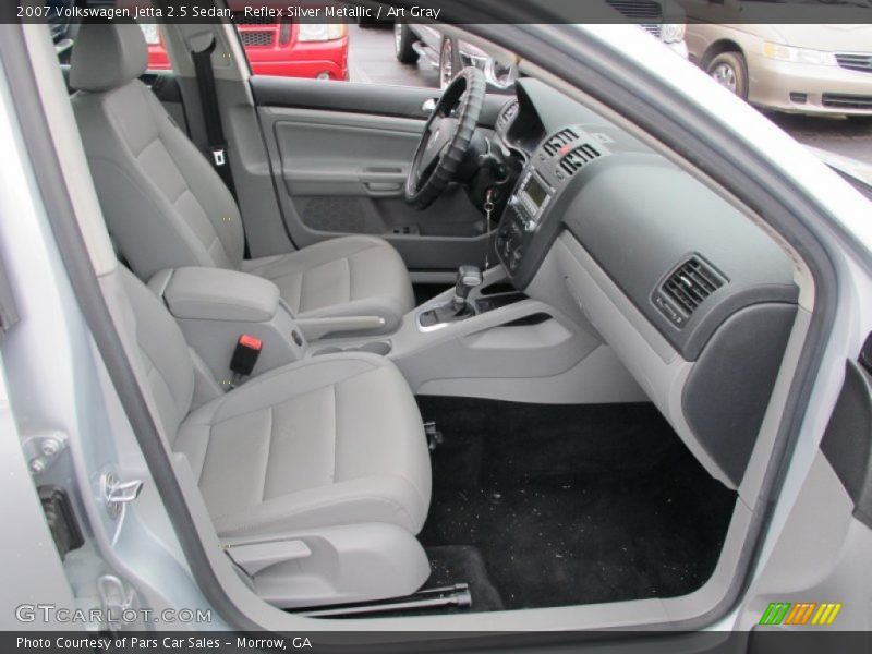 Reflex Silver Metallic / Art Gray 2007 Volkswagen Jetta 2.5 Sedan