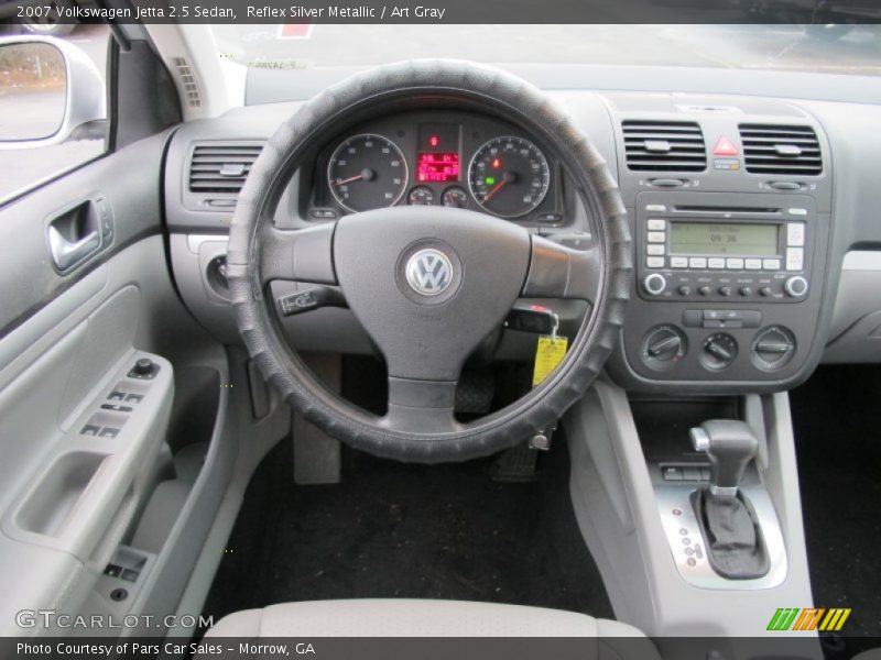 Reflex Silver Metallic / Art Gray 2007 Volkswagen Jetta 2.5 Sedan
