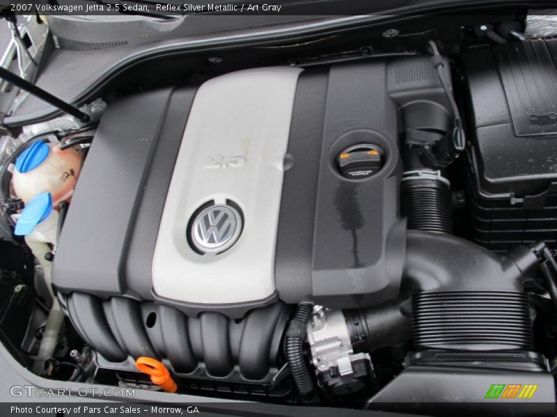 Reflex Silver Metallic / Art Gray 2007 Volkswagen Jetta 2.5 Sedan