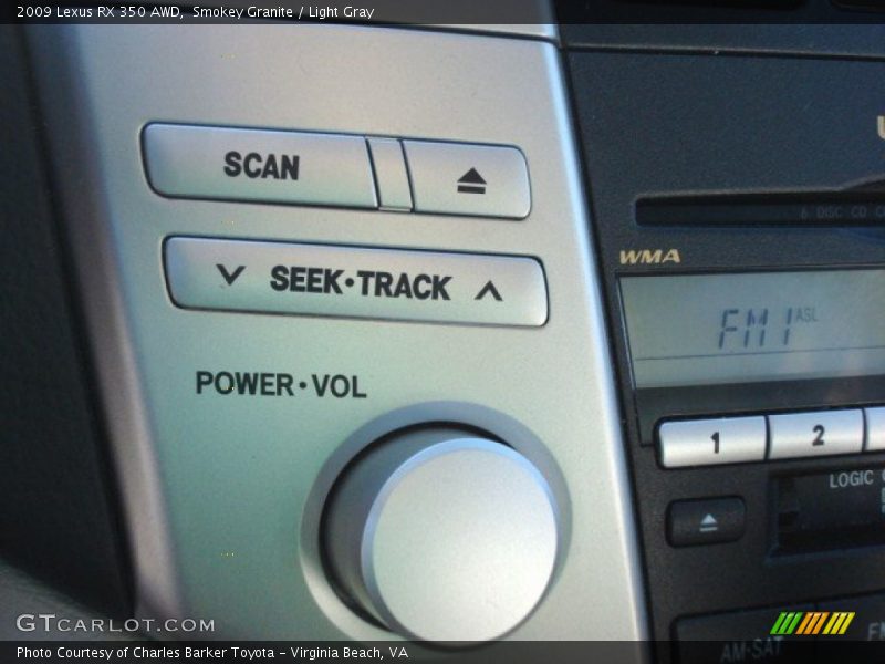 Smokey Granite / Light Gray 2009 Lexus RX 350 AWD