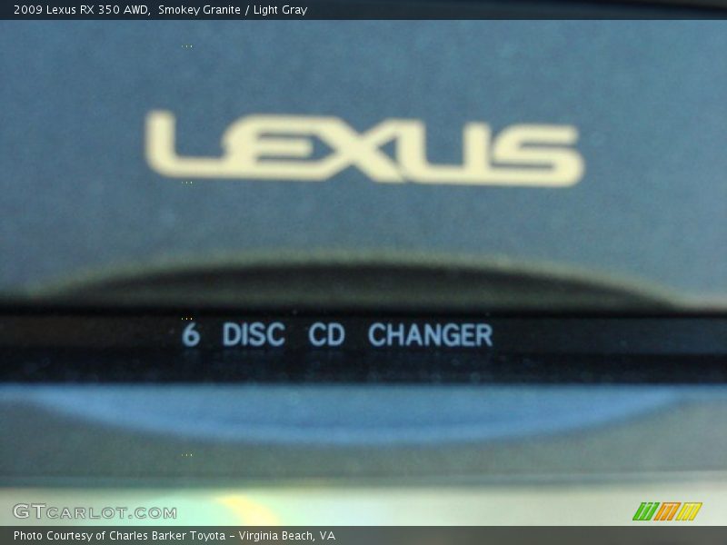 Smokey Granite / Light Gray 2009 Lexus RX 350 AWD