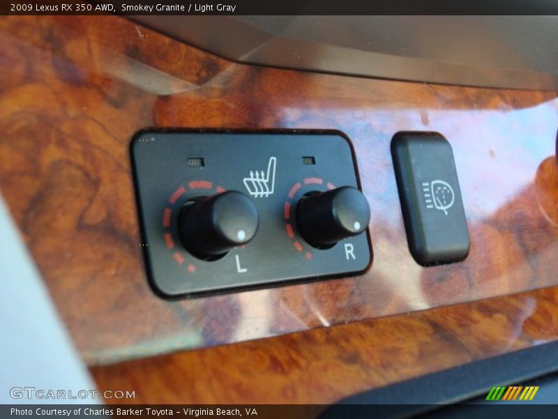 Controls of 2009 RX 350 AWD