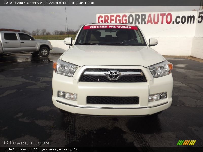 Blizzard White Pearl / Sand Beige 2010 Toyota 4Runner SR5