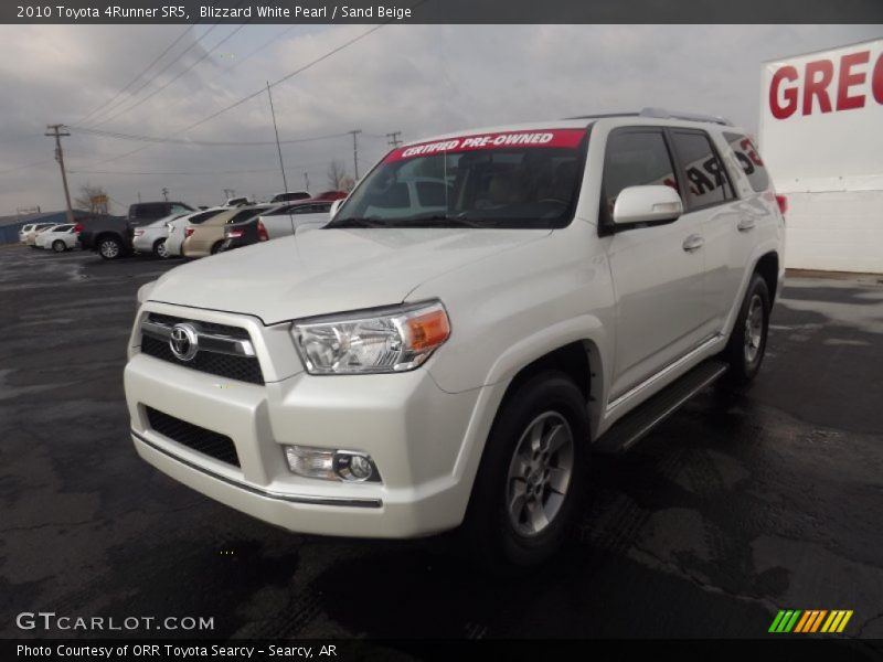 Blizzard White Pearl / Sand Beige 2010 Toyota 4Runner SR5