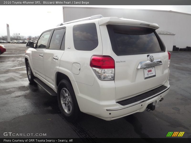 Blizzard White Pearl / Sand Beige 2010 Toyota 4Runner SR5