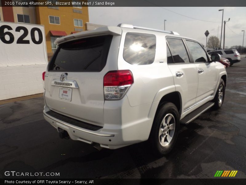 Blizzard White Pearl / Sand Beige 2010 Toyota 4Runner SR5