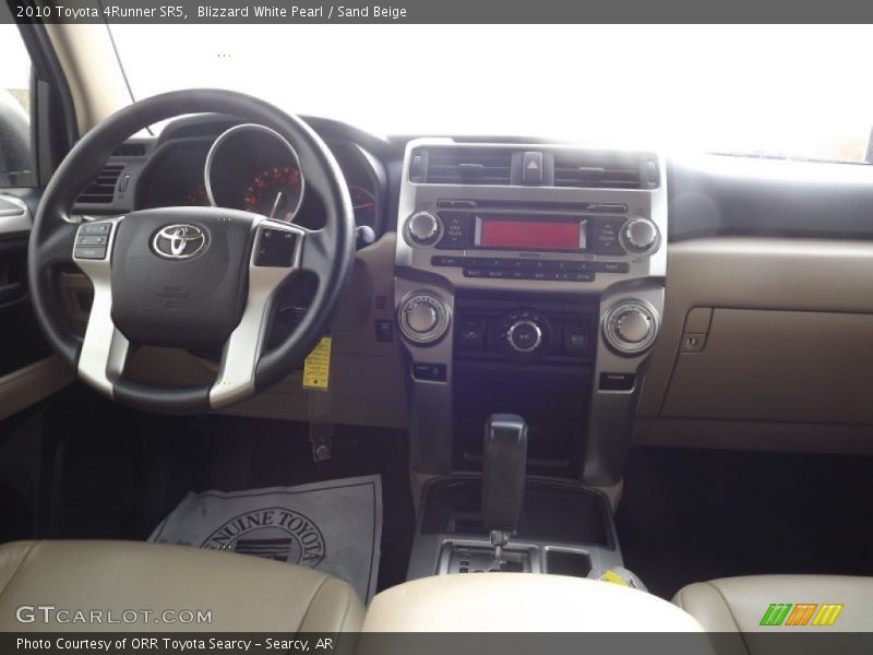 Blizzard White Pearl / Sand Beige 2010 Toyota 4Runner SR5