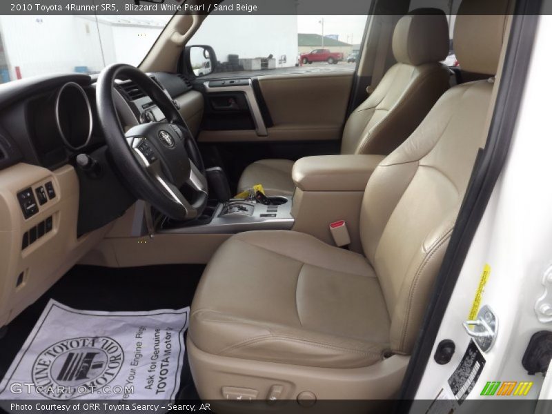 Blizzard White Pearl / Sand Beige 2010 Toyota 4Runner SR5