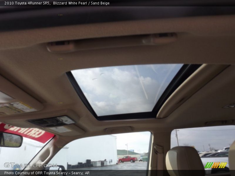 Blizzard White Pearl / Sand Beige 2010 Toyota 4Runner SR5
