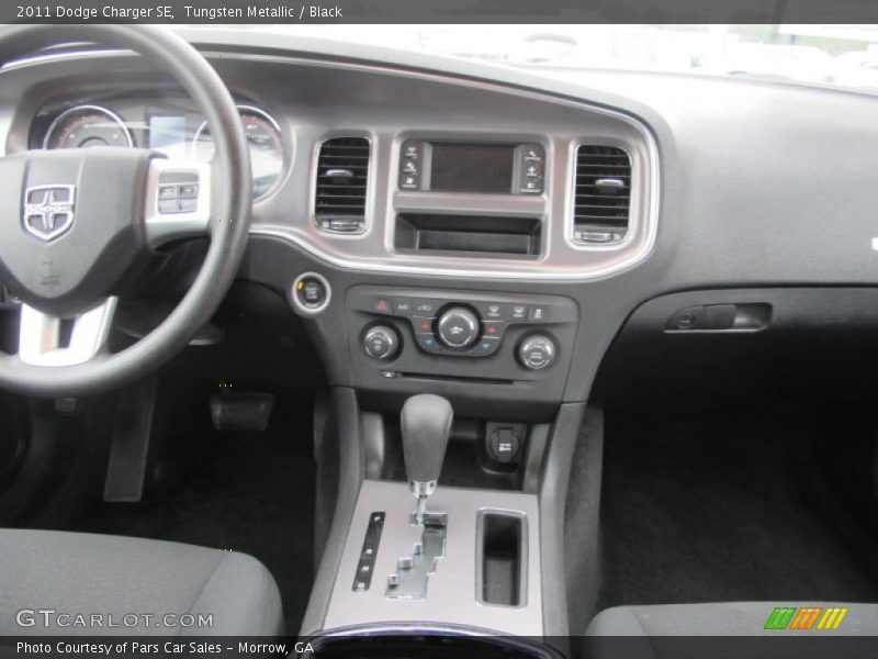 Tungsten Metallic / Black 2011 Dodge Charger SE