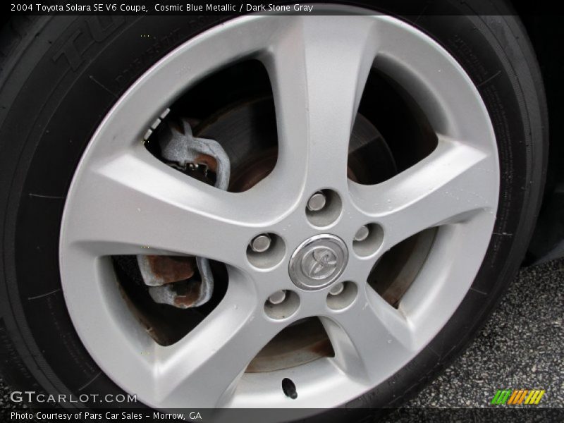 Cosmic Blue Metallic / Dark Stone Gray 2004 Toyota Solara SE V6 Coupe