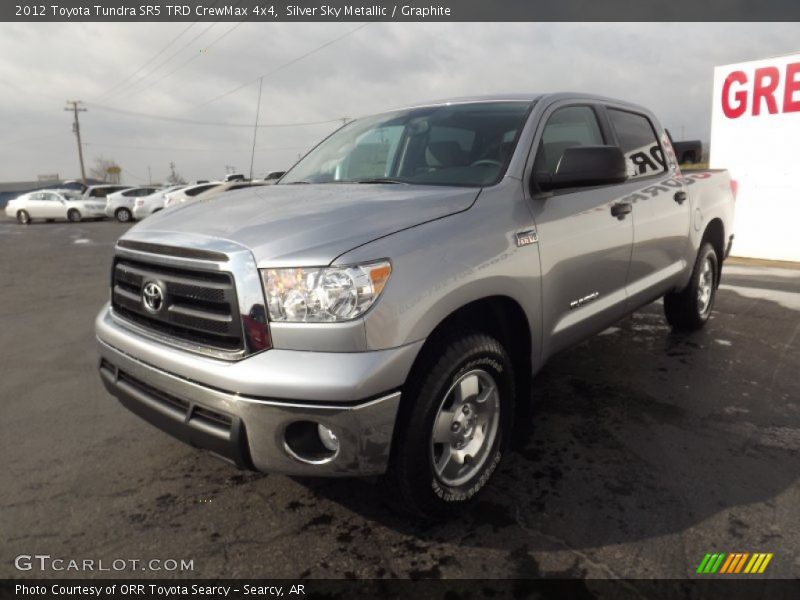 Silver Sky Metallic / Graphite 2012 Toyota Tundra SR5 TRD CrewMax 4x4