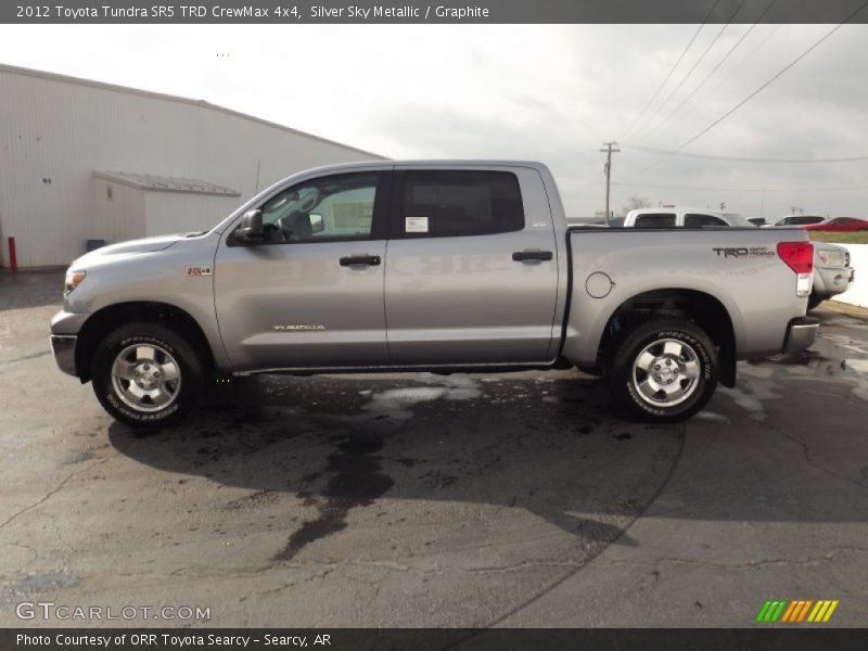 Silver Sky Metallic / Graphite 2012 Toyota Tundra SR5 TRD CrewMax 4x4