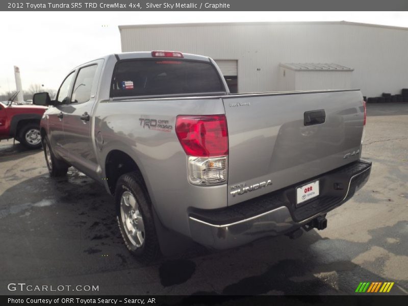 Silver Sky Metallic / Graphite 2012 Toyota Tundra SR5 TRD CrewMax 4x4