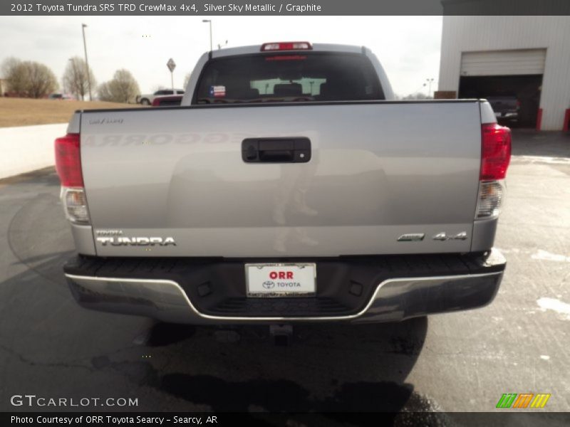 Silver Sky Metallic / Graphite 2012 Toyota Tundra SR5 TRD CrewMax 4x4