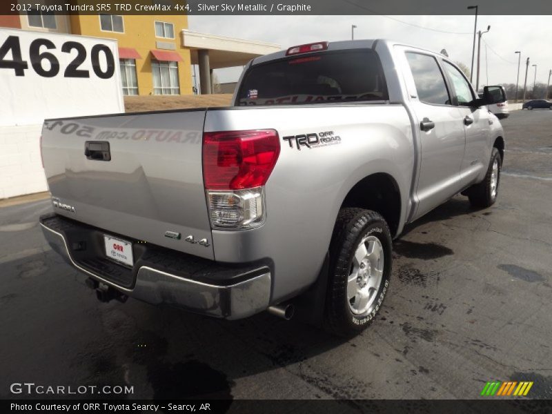 Silver Sky Metallic / Graphite 2012 Toyota Tundra SR5 TRD CrewMax 4x4