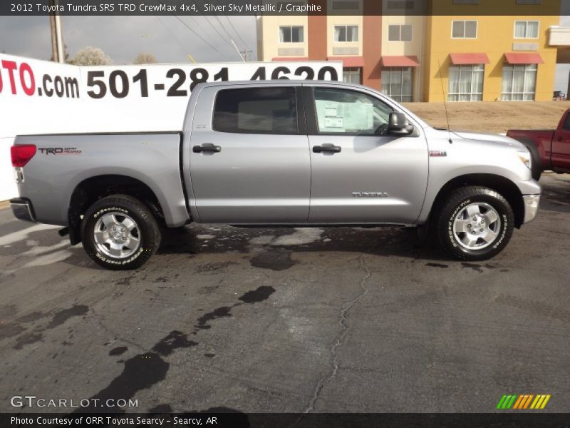 Silver Sky Metallic / Graphite 2012 Toyota Tundra SR5 TRD CrewMax 4x4
