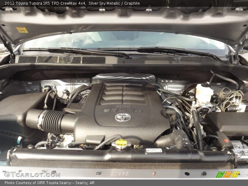 Silver Sky Metallic / Graphite 2012 Toyota Tundra SR5 TRD CrewMax 4x4