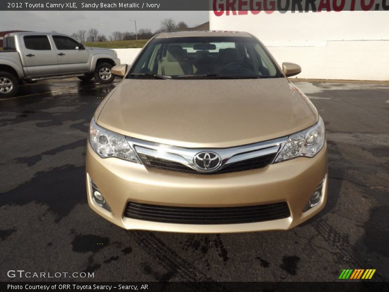Sandy Beach Metallic / Ivory 2012 Toyota Camry XLE