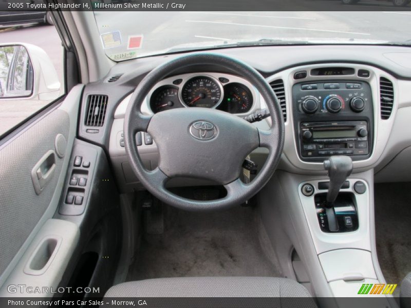 Millenium Silver Metallic / Gray 2005 Toyota Highlander I4
