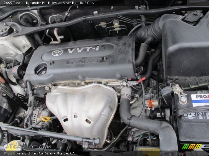 Millenium Silver Metallic / Gray 2005 Toyota Highlander I4
