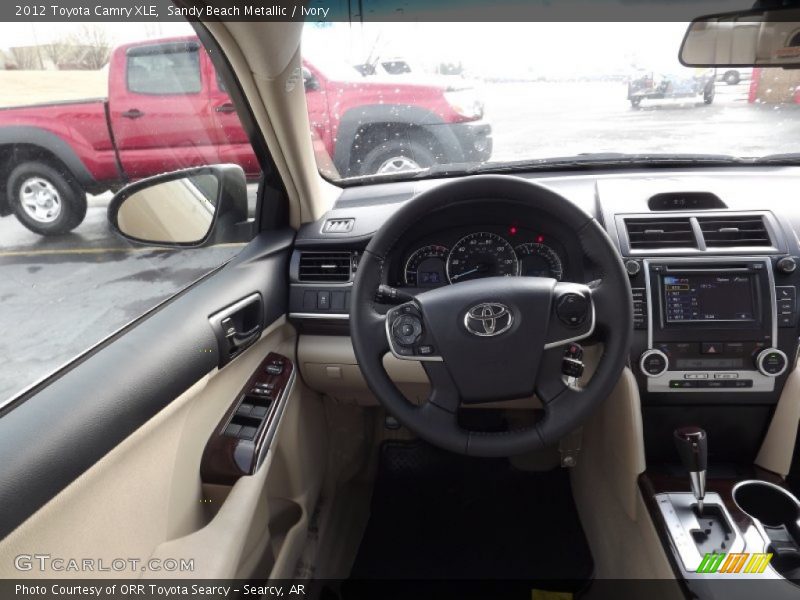 Sandy Beach Metallic / Ivory 2012 Toyota Camry XLE