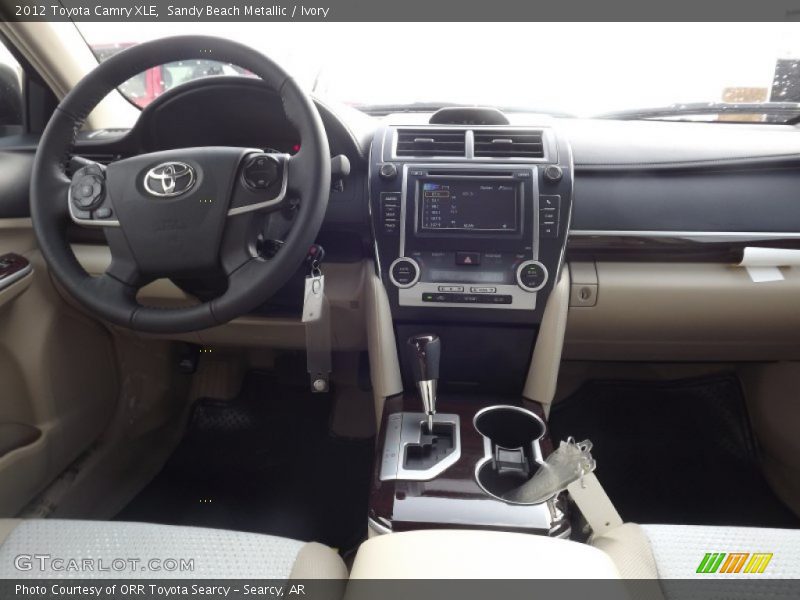 Sandy Beach Metallic / Ivory 2012 Toyota Camry XLE