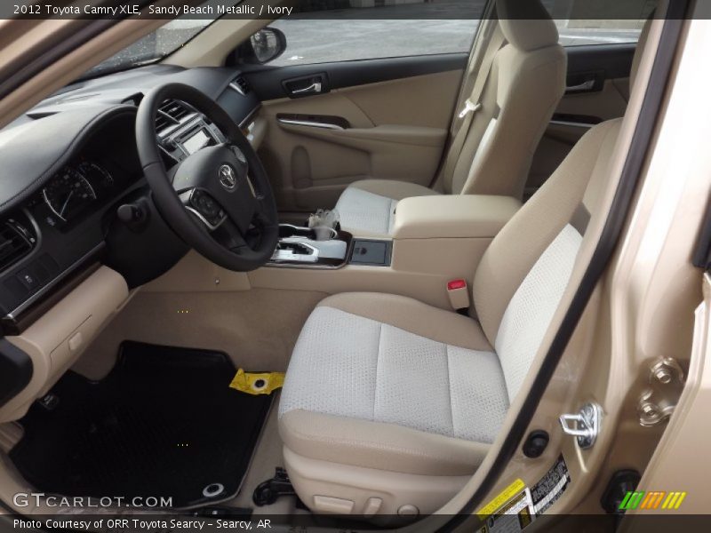 Sandy Beach Metallic / Ivory 2012 Toyota Camry XLE