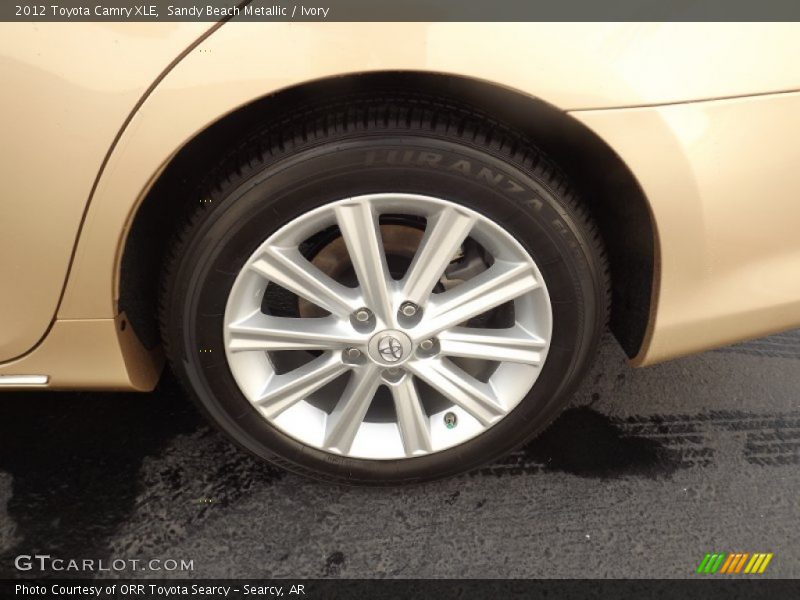 Sandy Beach Metallic / Ivory 2012 Toyota Camry XLE