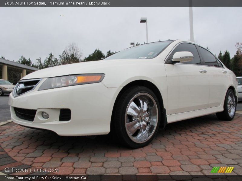 Premium White Pearl / Ebony Black 2006 Acura TSX Sedan