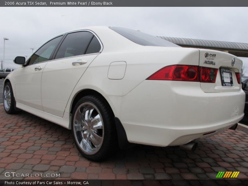 Premium White Pearl / Ebony Black 2006 Acura TSX Sedan