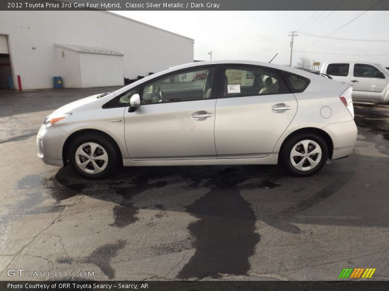 Classic Silver Metallic / Dark Gray 2012 Toyota Prius 3rd Gen Four Hybrid