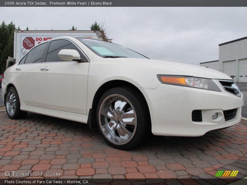 Premium White Pearl / Ebony Black 2006 Acura TSX Sedan