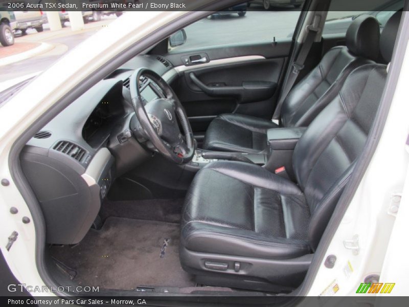Premium White Pearl / Ebony Black 2006 Acura TSX Sedan