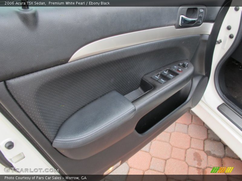 Premium White Pearl / Ebony Black 2006 Acura TSX Sedan