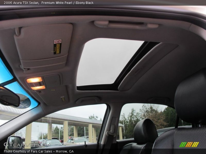 Premium White Pearl / Ebony Black 2006 Acura TSX Sedan