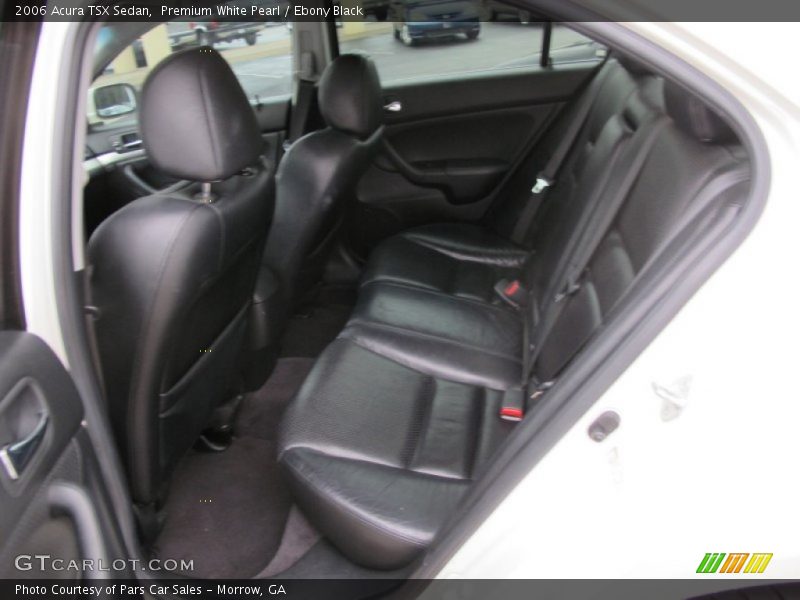 Premium White Pearl / Ebony Black 2006 Acura TSX Sedan