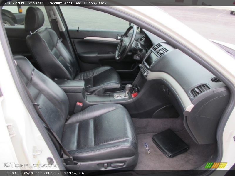 Premium White Pearl / Ebony Black 2006 Acura TSX Sedan
