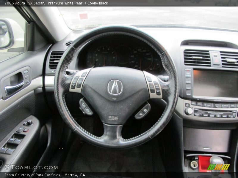 Premium White Pearl / Ebony Black 2006 Acura TSX Sedan