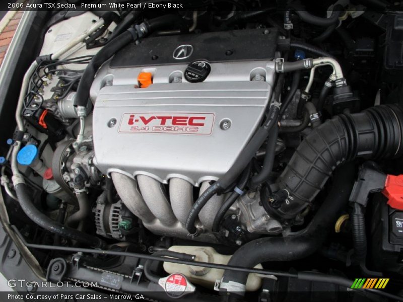 Premium White Pearl / Ebony Black 2006 Acura TSX Sedan