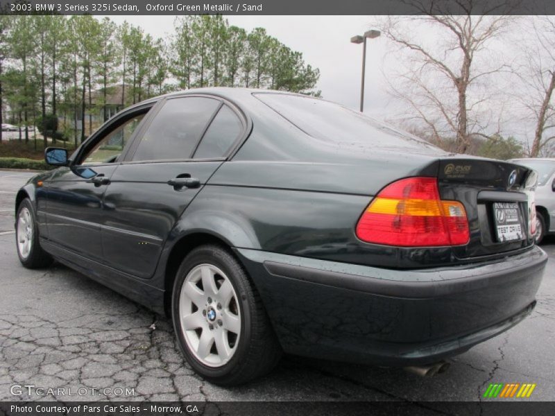 Oxford Green Metallic / Sand 2003 BMW 3 Series 325i Sedan