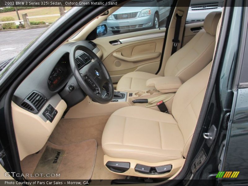  2003 3 Series 325i Sedan Sand Interior